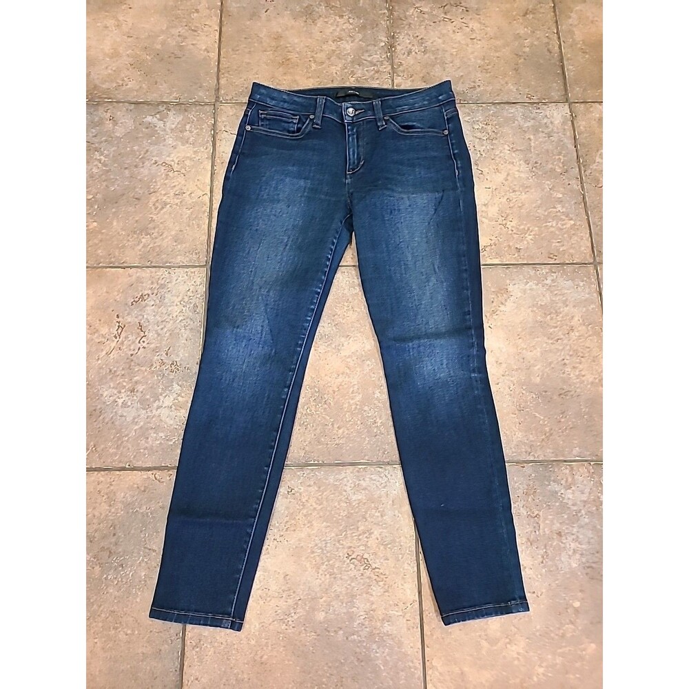 Joe's Jeans Women's Skinny Ankle Mid Rise Denim Dark Blue Size 28